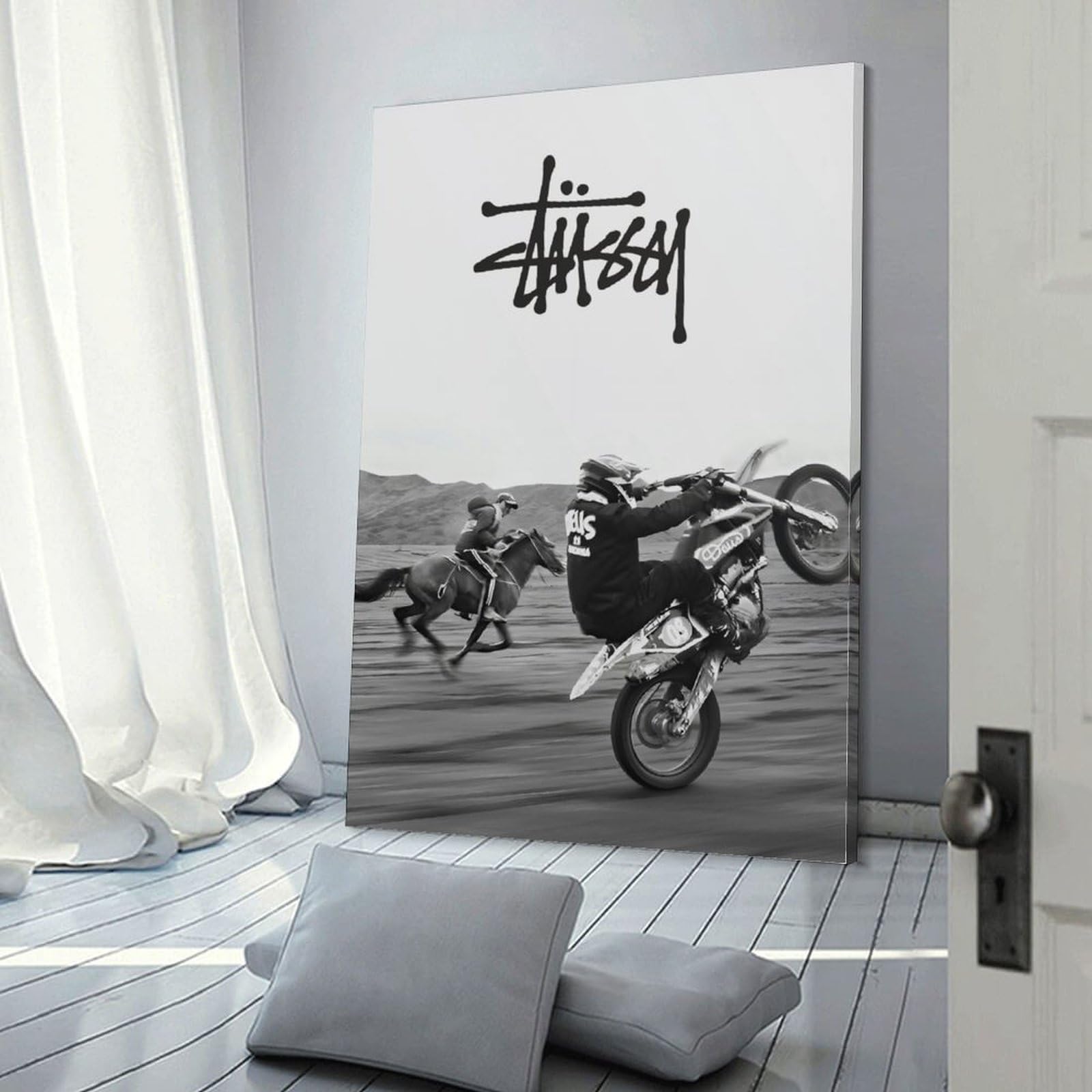 GRDdaF Stussy Streetwear Poster Aesthetic Racer Car Vintage Cool